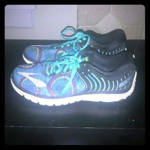 Brooks Pure Flow 6 Running Shoes black/teal